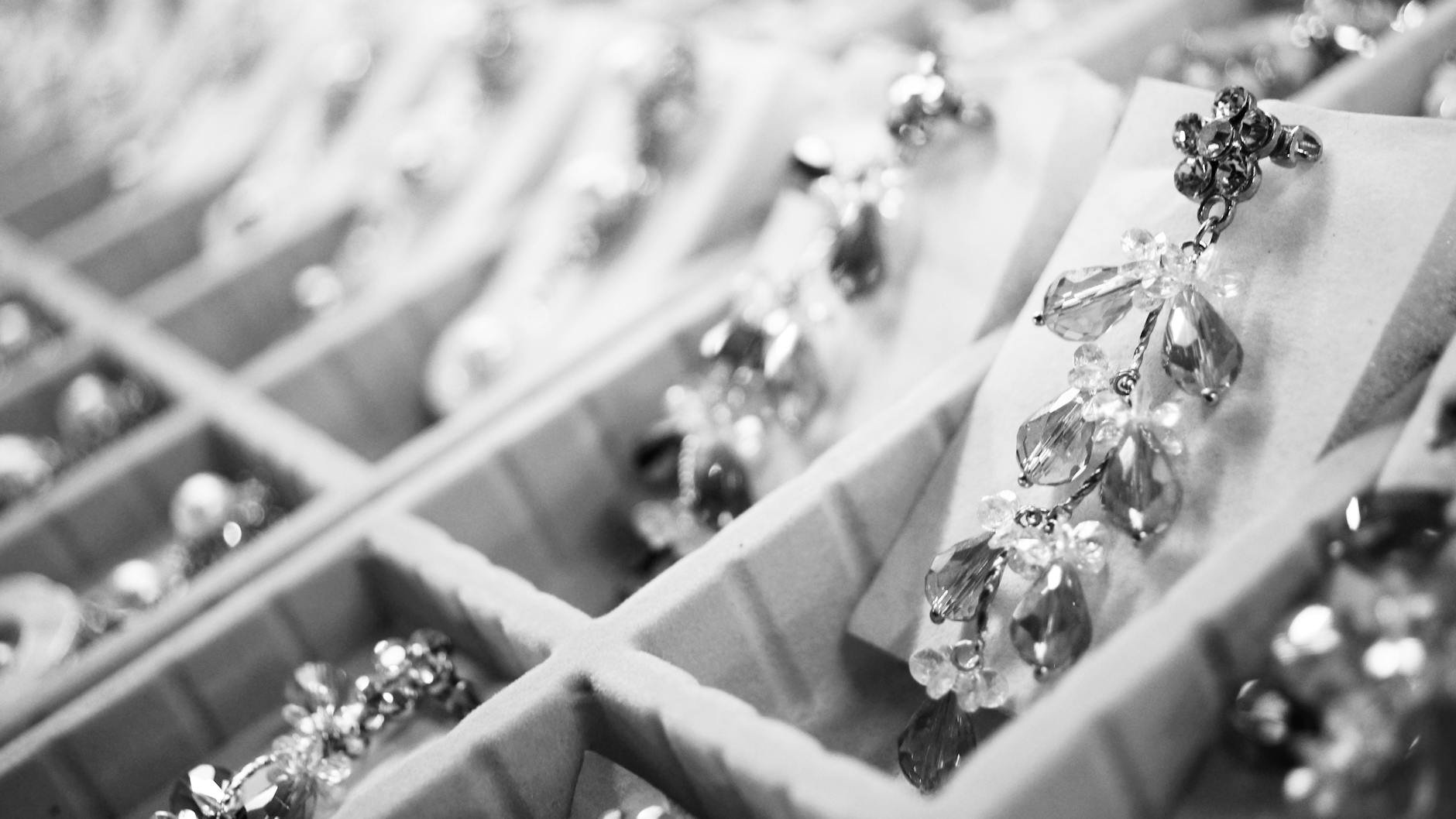 High-quality gemstones displayed in a luxurious setting
