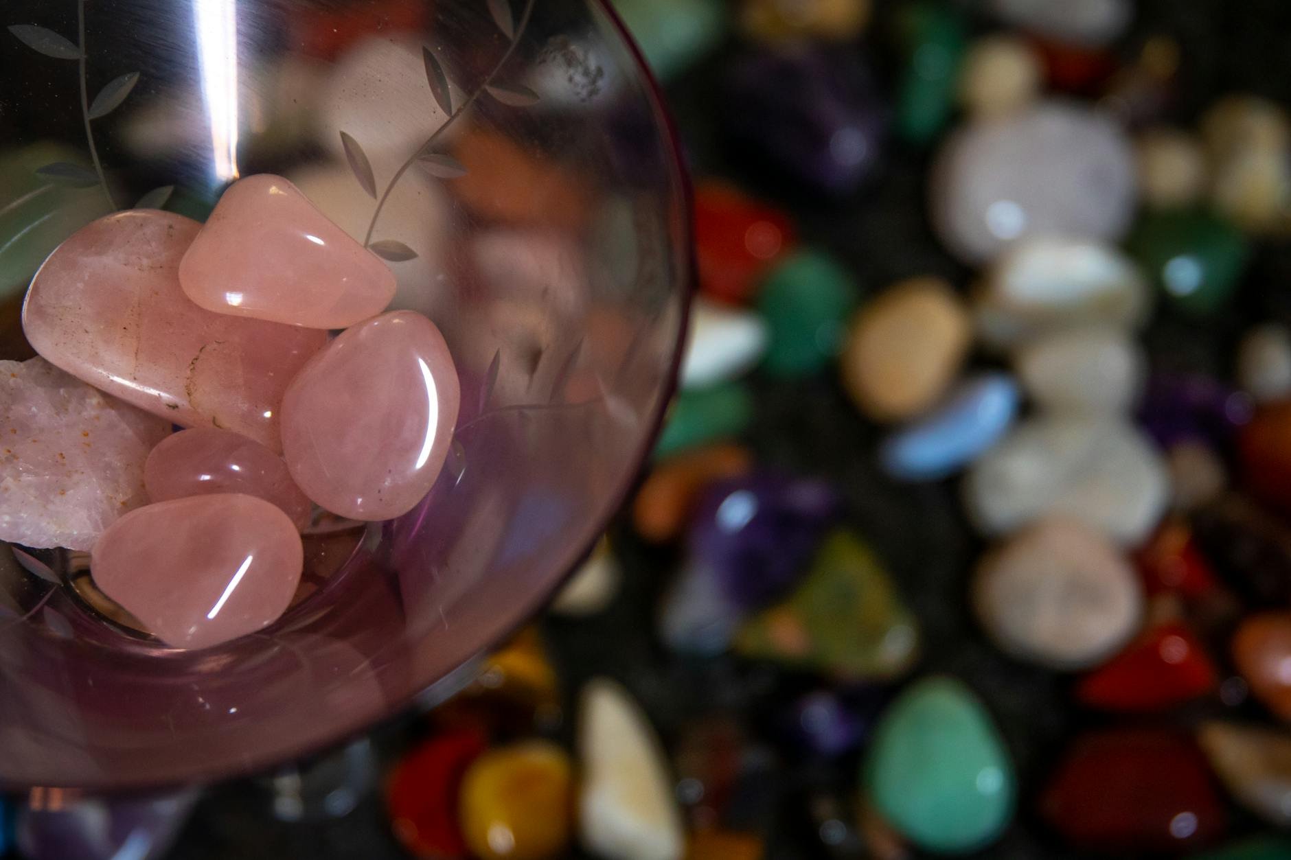 Authentic gemstones displayed in a luxurious setting