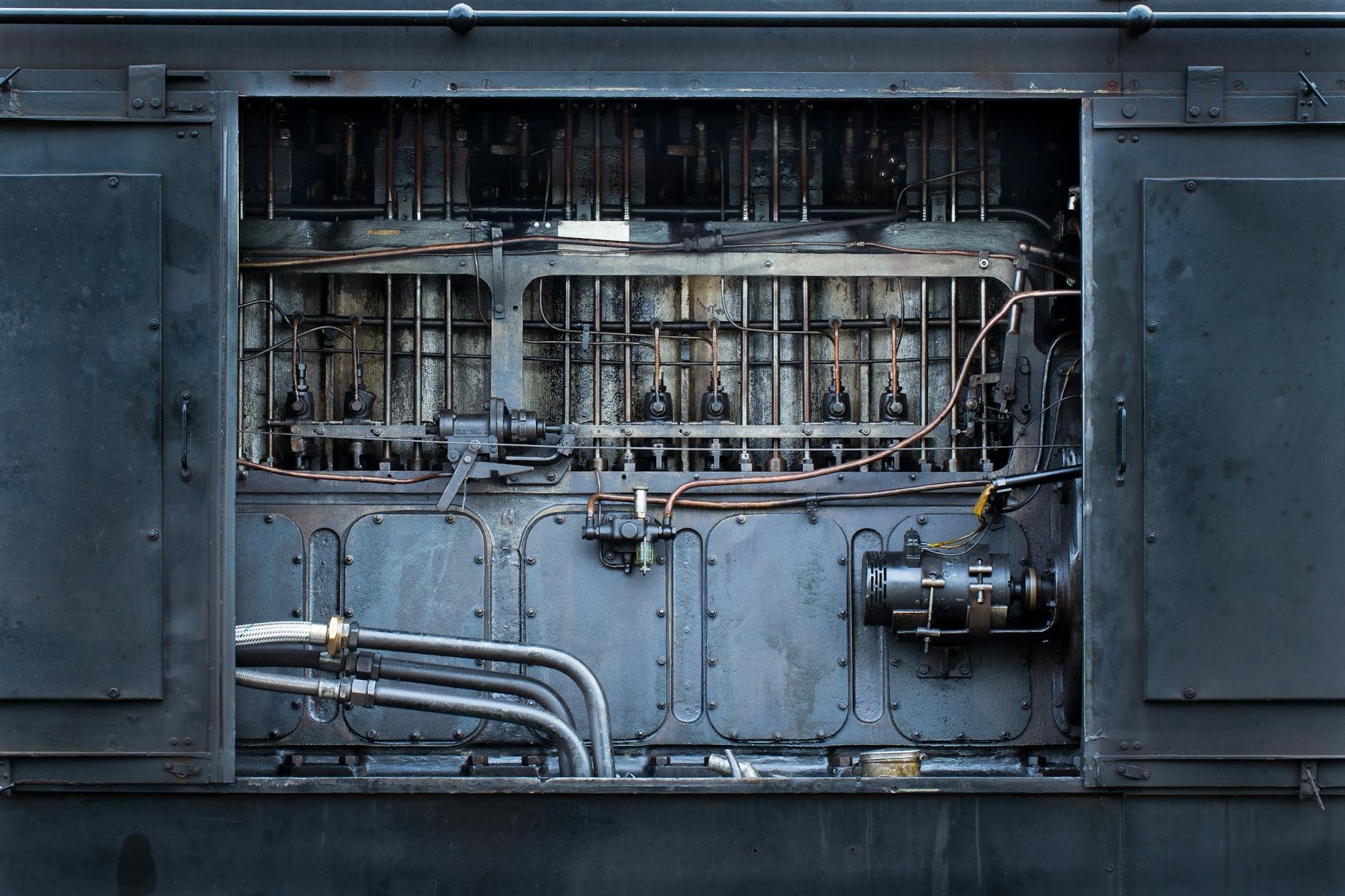 Solar panels and inverter batteries powering a modern home